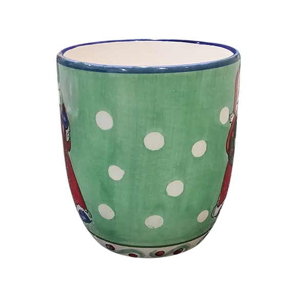 Libbey Christmas Holiday Santa 14 oz Mug Colorful LIE16 Collection Replacement - Picture 4 of 6